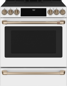 GE30" Slide-In Front Control Induction and Convection Range with Warming Drawer