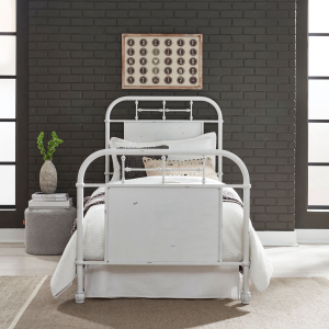 Liberty Furniture IndustriesTwin Metal Bed - Antique White
