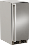 15-In Outdoor Built-In Refrigerator with Door Style - Stainless Steel