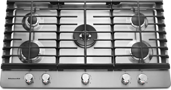 KitchenAid36" 5-Burner Gas Cooktop