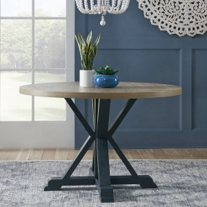 Liberty Furniture IndustriesSingle Pedestal Table- Navy