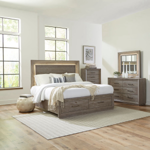 Liberty Furniture IndustriesQueen Storage Bed, Dresser & Mirror, Chest