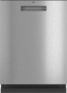 CafeStainless Steel Interior Dishwasher with Sanitize and Ultra Wash & Dry in Platinum Glass
