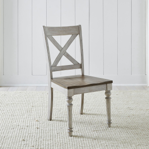 Liberty Furniture IndustriesX Back Wood Seat Side Chair (RTA)