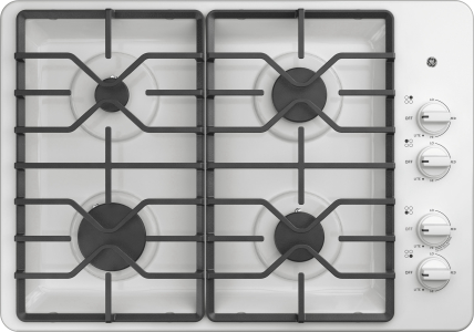 GE30" Built-In Gas Cooktop with Dishwasher-Safe Grates