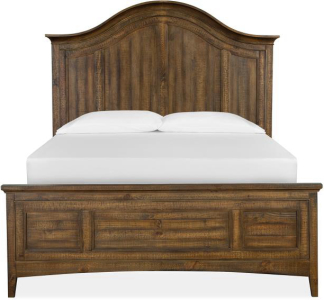 Magnussen HomeComplete Queen Arched Bed with Storage Rails