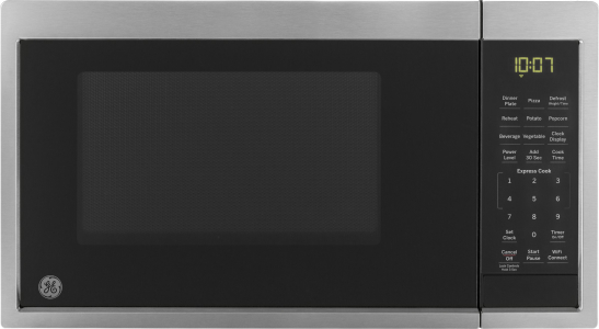 GE0.9 Cu. Ft. Capacity Smart Countertop Microwave Oven with Scan-To-Cook Technology