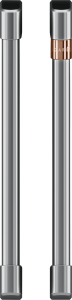 Cafe2 French-Door Handles - Brushed Stainless