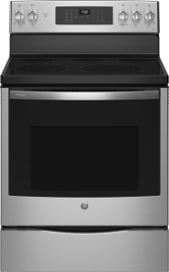 GEProfile&trade; 30" Smart Free-Standing Electric Convection Fingerprint Resistant Range with No Preheat Air Fry