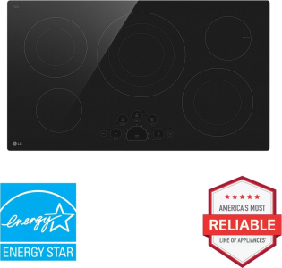 LG Appliances36" Electric Cooktop with UltraHeat&trade; 3.0kW Element