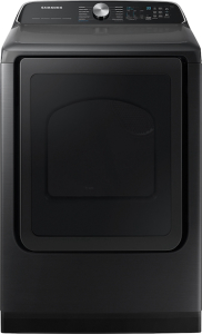 Samsung7.4 cu. ft. Smart Gas Dryer with Steam Sanitize+ in Brushed Black