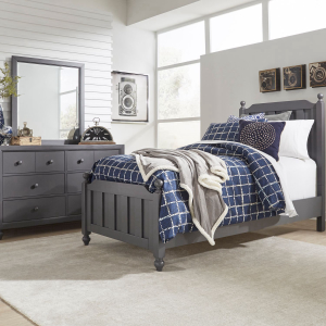 Liberty Furniture IndustriesTwin Panel Bed, Dresser & Mirror