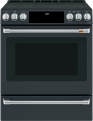CafÃ©™ 30" Smart Slide-In, Front-Control, Radiant and Convection Range