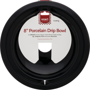 FrigidaireSmart Choice 8" Black Porcelain Drip Bowl, Fits Specific