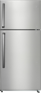 Danby18.1 cu. ft. Apartment Size Fridge Top Mount in Stainless Steel