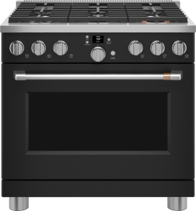CafeCaf(eback)&trade; 36" Smart All-Gas Commercial-Style Range with 6 Burners (Natural Gas)