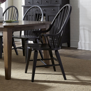 Liberty Furniture IndustriesWindsor Back Arm Chair - Black
