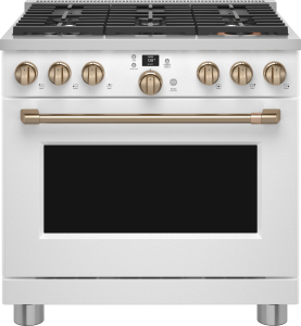 Cafe36" Smart Dual-Fuel Commercial-Style Range with 6 Burners (Natural Gas)