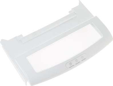 GEDrawer front assembly - includes clear plastic cover