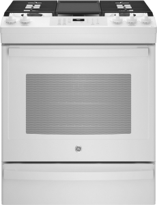 GEGE&reg; 30" Slide-In Front-Control Convection Gas Range with No Preheat Air Fry