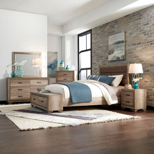 Liberty Furniture IndustriesQueen Storage Bed, Dresser & Mirror, Chest, Night Stand