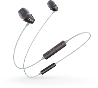 TclTCL Phantom Black Wireless In-ear Bluetooth Headphones with Mic - SOCL100BTBK