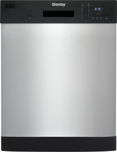 Danby24" Wide Built-in Dishwasher in Stainless Steel