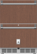 24" Hestan Undercounter Refrigerator Drawer and Freezer Drawer, Overlay