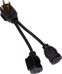 GE4-Prong 240V to 120V Ultrafast Combo Plug Adapter