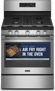 MaytagGas Range with Air Fryer and Basket - 5.0 cu. ft.