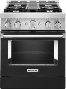 KitchenAid30'' Smart Commercial-Style Gas Range with 4 Burners
