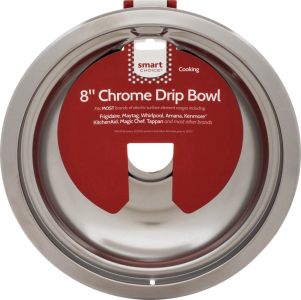 FrigidaireSmart Choice 8" Chrome Drip Bowl, Fits Most