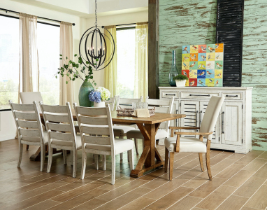 KlaussnerComing Home: Chalk Dining Room Set