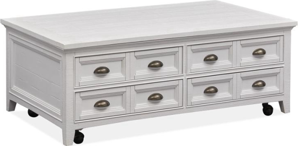 Magnussen HomeLift Top Storage Cocktail Table w/Casters