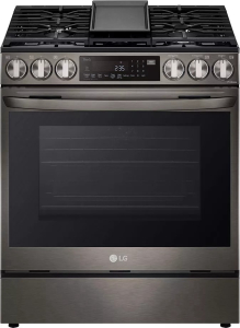 LG Appliances6.3 cu ft. Smart wi-fi Enabled ProBake Convection&reg; InstaView&reg; Gas Slide-In Range with Air Fry