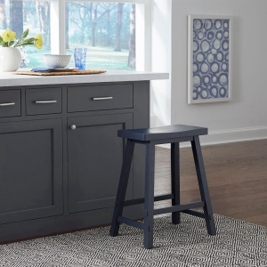 Liberty Furniture Industries24 Inch Sawhorse Counter Stool- Navy