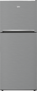 Beko28" Freezer Top Stainless Steel Refrigerator