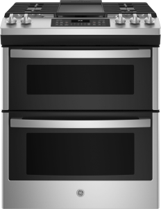 GE30" Slide-In Front Control Gas Double Oven Range