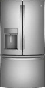 GE ProfileGE PROFILESeries ENERGY STAR&reg; 22.1 Cu. Ft. Counter-Depth Fingerprint Resistant French-Door Refrigerator with Hands-Free AutoFill