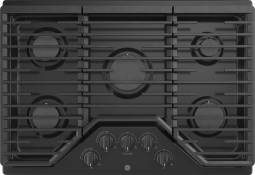 GE® 30" Built-In Gas Cooktop with 5 Burners and Dishwasher Safe Grates