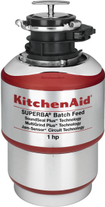 KitchenAid1-Horsepower Batch Feed Food Waste Disposer
