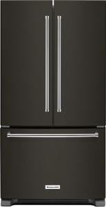 KitchenAidBLACK STAINLESS22 cu. ft. 36-Inch Width Counter Depth French Door Refrigerator with Interior Dispense and PrintShield&trade; Finish