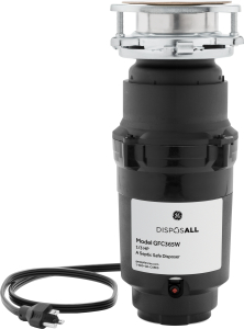 GEDISPOSALL&reg; 1/3 HP Continuous Feed Garbage Disposer - Corded