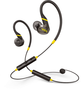 TclTCL Monza Black Wireless In-ear Bluetooth Headphones with Mic - ACTV100BTBK