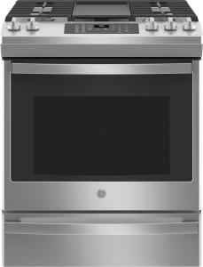 GEGE&reg; 30" Slide-In Front-Control Convection Gas Range with No Preheat Air Fry