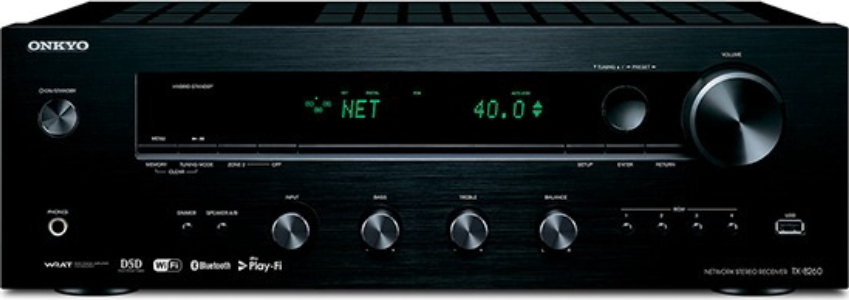 OnkyoTX-8260 Network Stereo Receiver with Built-In Wi-Fi & Bluetooth