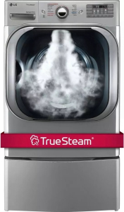 LG Appliances9.0 cu. ft. Mega Capacity Electric Dryer w/ TrueSteam&reg;