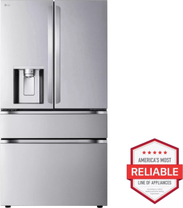LG Appliances25 cu. ft. Smart Counter-Depth MAX&trade; 4-Door French Door Refrigerator with Full-Convert Drawer&trade;