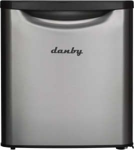 Danby 7.4L Mini Fridge with Mirror & Light in White - DBMR02624WD43