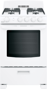 Hotpoint24" Front-Control Free-Standing Gas Range with Large Window